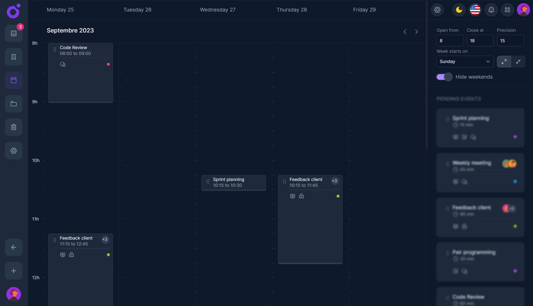 Tairo - Calendar app
